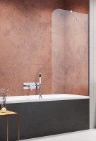 M-Acryl Torrenta PNJ 80 fix kádparaván, Easy clean bevonattal, balos vagy jobbos kivitelben
