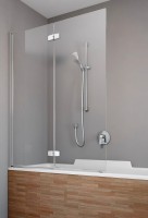 M-Acryl Fuenta New PND 100 kádparaván, Easy clean bevonattal, balos vagy jobbos kivitelben