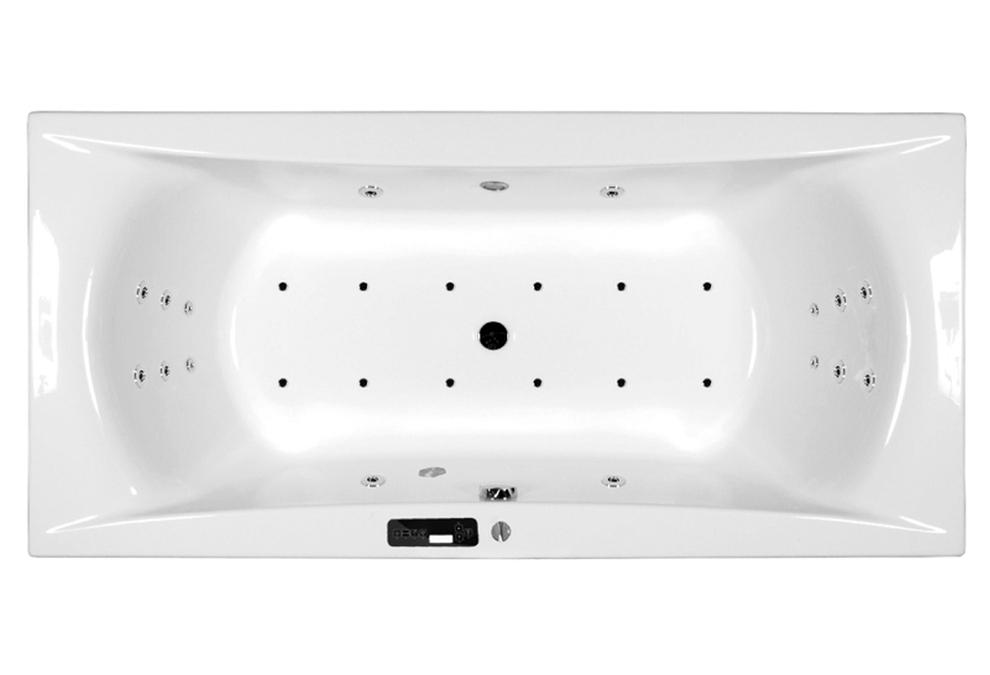 M-Acryl Wellness Premium 28 fúvókás elektronikus hidromasszázs rendszer