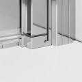 M-Acryl NES PND I 140 kádparaván, Easy clean bevonattal, balos vagy jobbos kivitelben