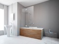 M-Acryl Fuenta New PND 100 kádparaván, Easy clean bevonattal, balos vagy jobbos kivitelben